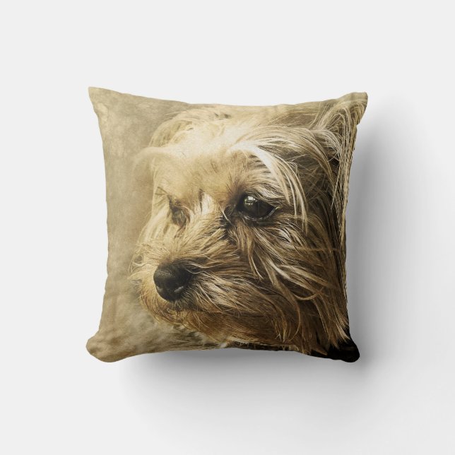Cojín Decorativo Yorkshire Terrier (Anverso)