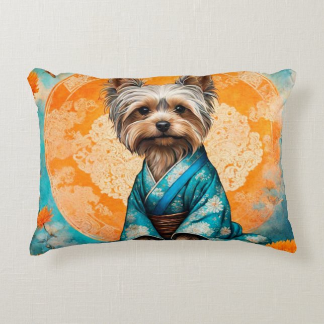 COJÍN DECORATIVO YORKSHIRE TERRIER-2 (Anverso)