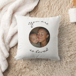 Cojín Decorativo You Are Loved Personalized Photo Throw Pillow