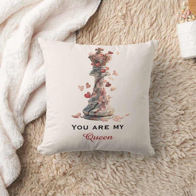 Cojín Decorativo You Are My Queen Chess Valentine's Day (Manta)