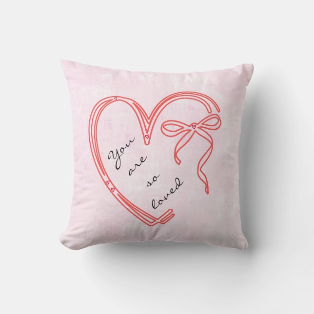 Cojín Decorativo You are so loved Pillow (Anverso)