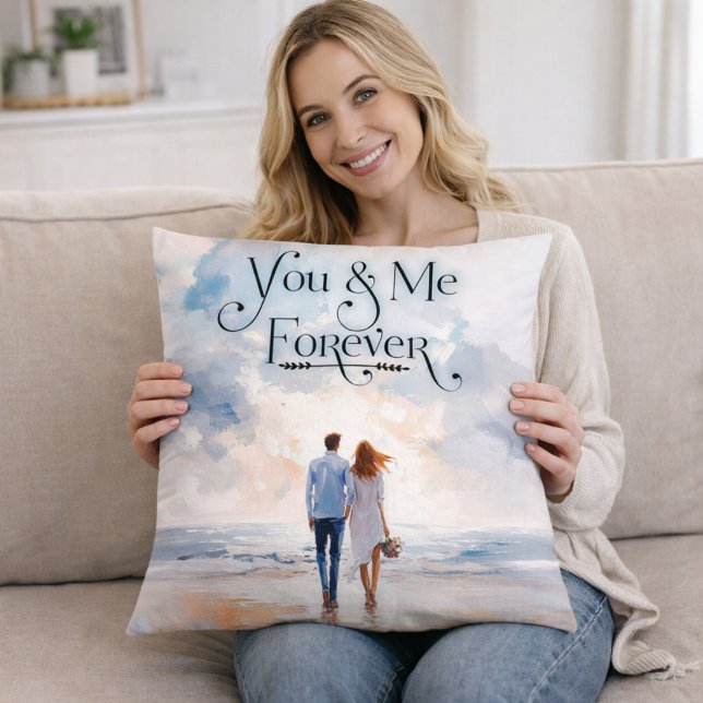 Cojín Decorativo You & Me Forever Romantic Throw Pillow (Subido por el creador)