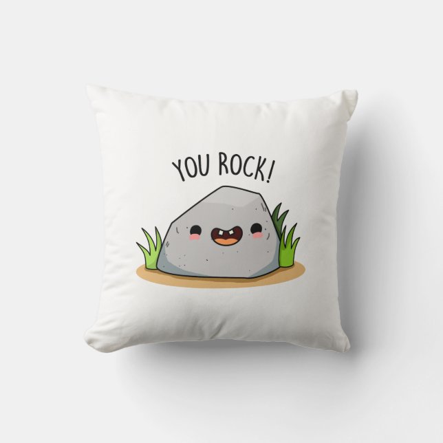 Cojín Decorativo You Rock Funny Geology Pun (Anverso)