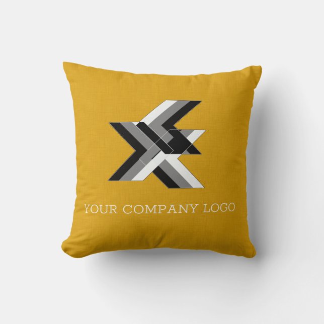 Cojín Decorativo YOUR COMPANY LOGO,personalized Throw Pillow (Anverso)