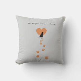 Cojín Decorativo Your footprint changed my destiny