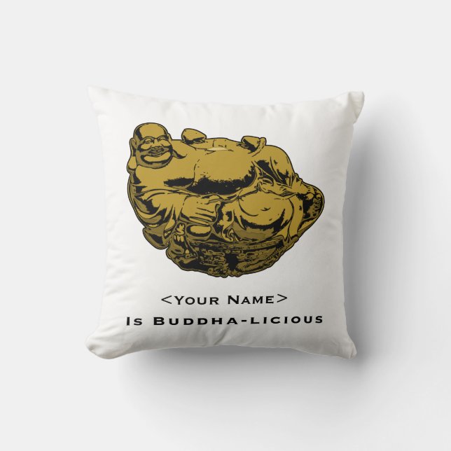 Cojín Decorativo <Your Name>Es cruel con el Buda (Anverso)
