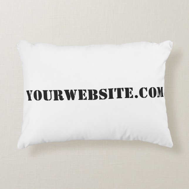 Cojín Decorativo YourWebSite.com (Anverso)