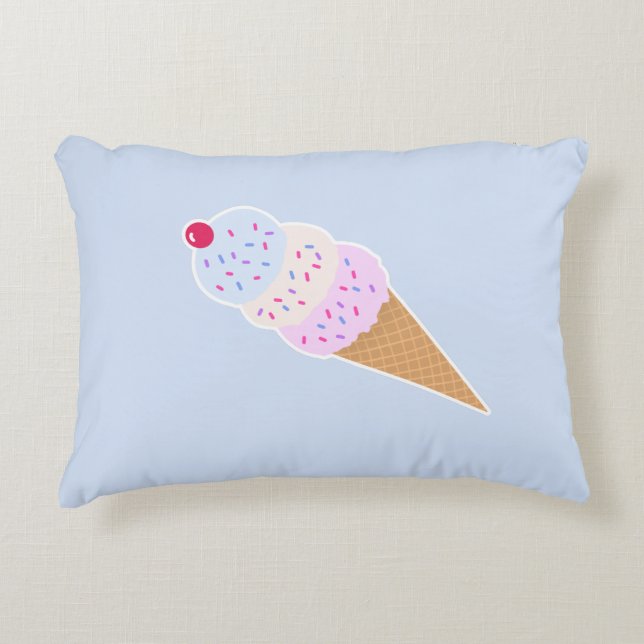 Cojín Decorativo Yummy Icecream Cone Pillow (Anverso)