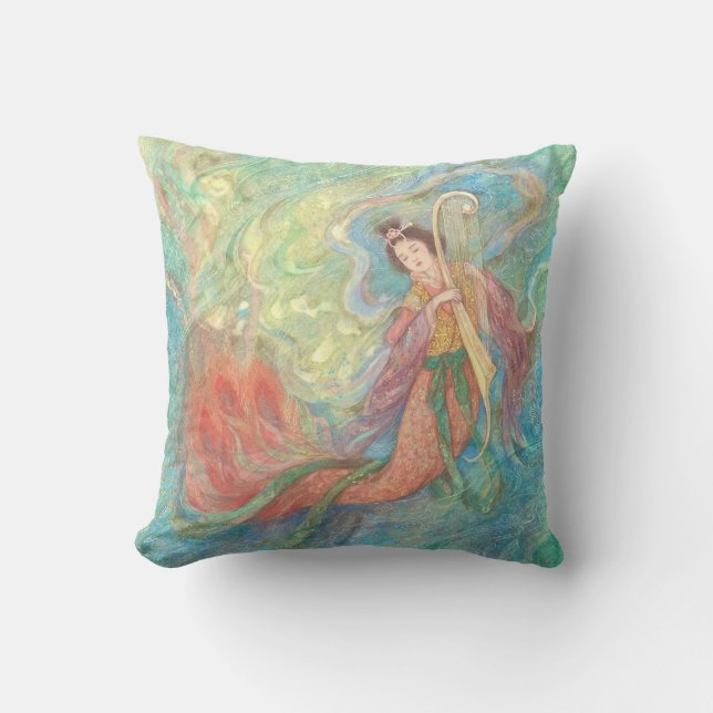 Cojín Decorativo “Yura-yura” — Soft Serenity in Every Sway (Anverso)