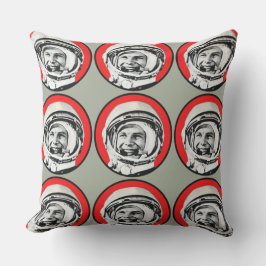Cojín Decorativo Yuri Gagarin - héroe y cosmonauta soviéticos