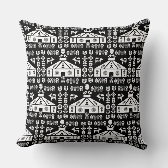 Cojín Decorativo Yurta viviendo en la naturaleza (Anverso)