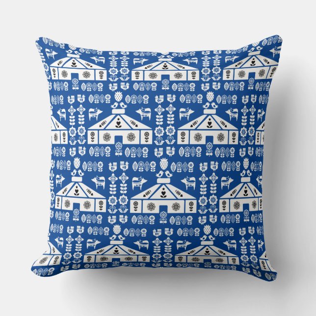 Cojín Decorativo Yurta viviendo en la naturaleza (Anverso)