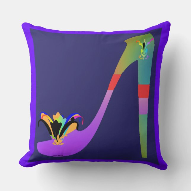 Cojín Decorativo Zapatilla de Dama Decorativa (Anverso)