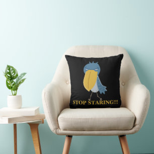 Cojín Decorativo Zapatilla divertida Deja de mirar