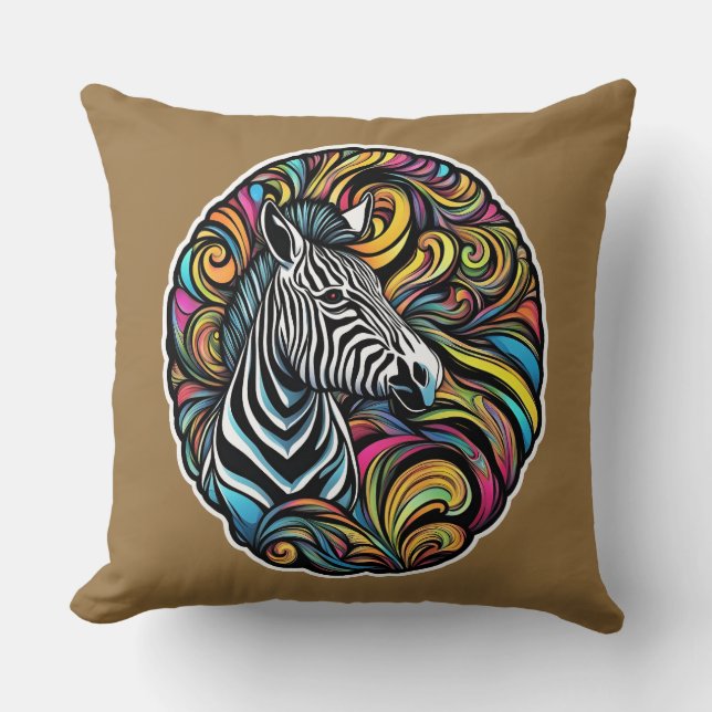 Cojín Decorativo Zebra 1 (Anverso)