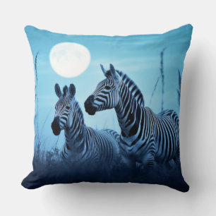 Cojín Decorativo Zebra Animal Wildlife Wilderness Colorful Wall Art