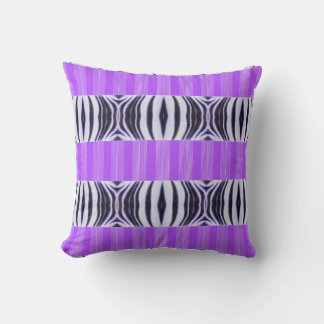 Cojín Decorativo Zebra Illusion - Modern Abstrakt Purple Lilac