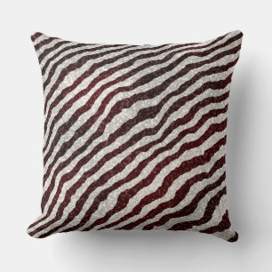 Cojín Decorativo Zebra negra marrón