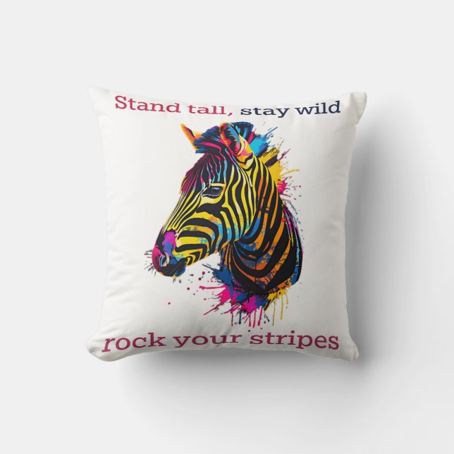 Cojín Decorativo zebra Pillow (Anverso)