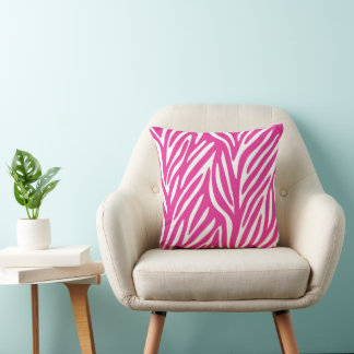 COJÍN DECORATIVO ZEBRA PINK