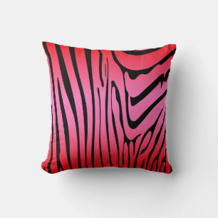Cojín Decorativo Zebra Rojo