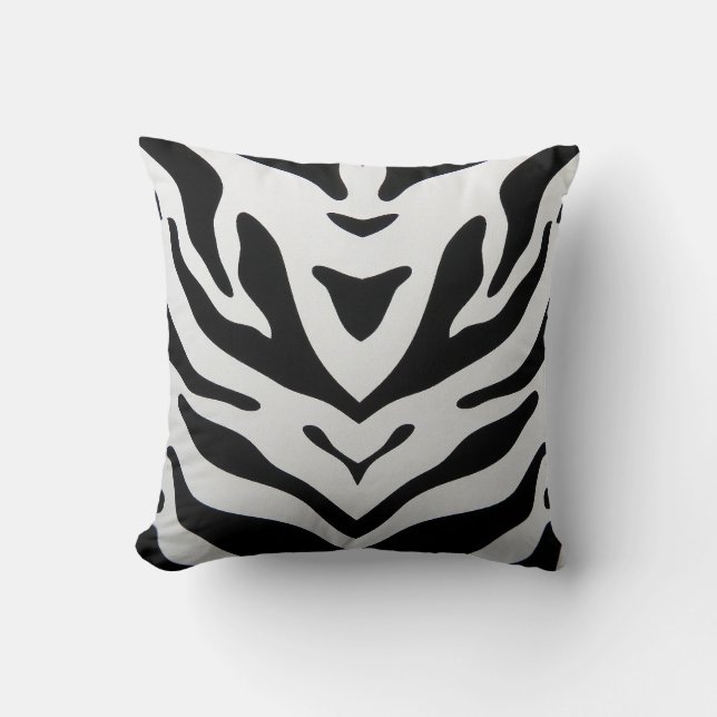 COJÍN DECORATIVO ZEBRA STRIPTS ABSTRACT (Anverso)