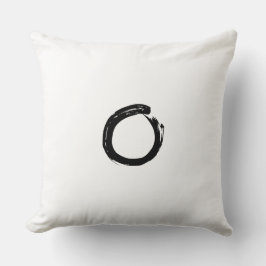 Cojín Decorativo Zen Almofada com Enso
