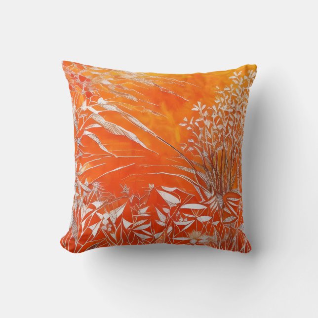 Cojín Decorativo Zen Spirit Naranja (Anverso)