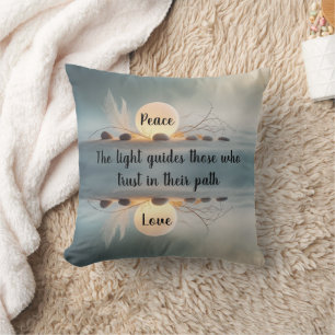 Cojín Decorativo Zen Stone Meditation Spiritual Throw Pillow