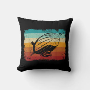 Cojín Decorativo Zeppelin Remtro Vintage Dirigible Airship Zepplin 