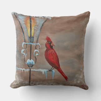 Cojín Decorativo Zierkissen Wintervogel