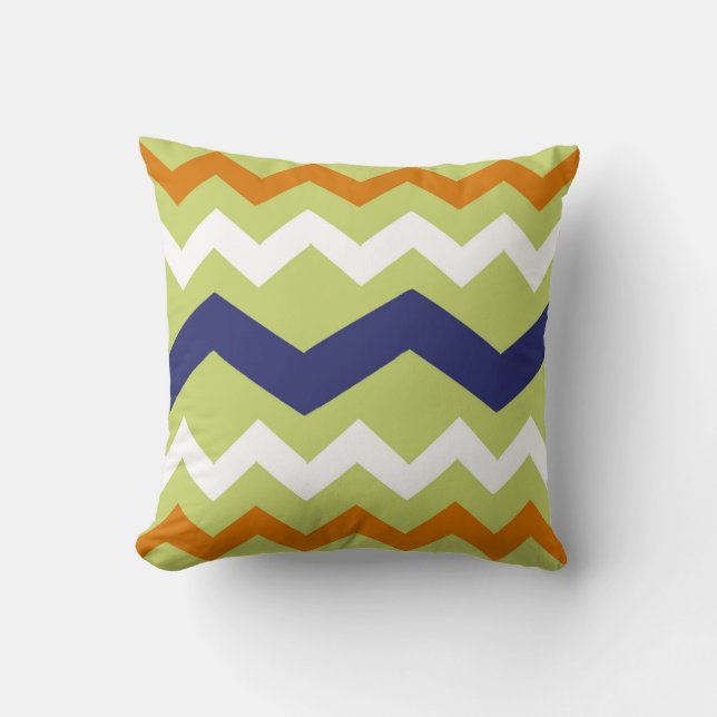Cojín decorativo Zigzag (Anverso)