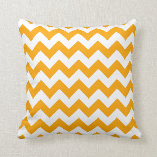 Cojín Decorativo Zigzag naranja