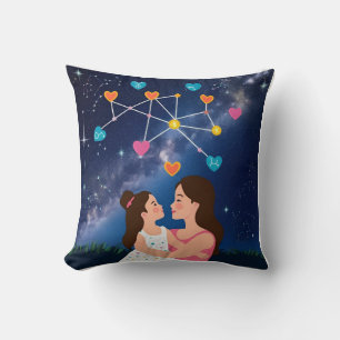 Cojín Decorativo Zodiac Mama Pillow: Constelaciones enlazadas
