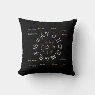 Cojín Decorativo Zodiac Rótulos Cushion