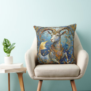 Cojín Decorativo Zodiaco - Capricornio la cabra marina