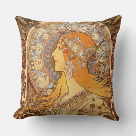 Cojín Decorativo Zodiaco de Alfonso Mucha