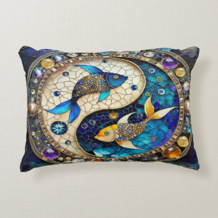 Cojín Decorativo Zodiaco - Pez Piscis Yin y Yang