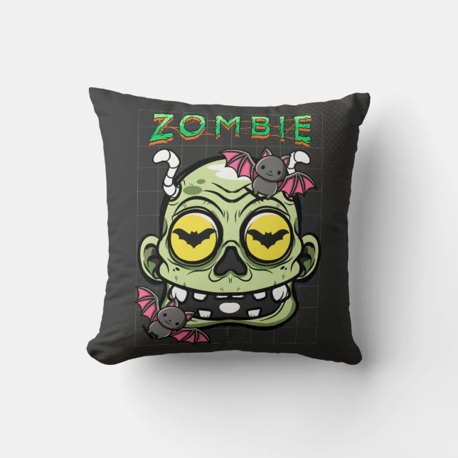 Cojín Decorativo Zombie (Anverso)