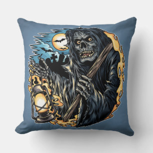 Cojín Decorativo Zombie esqueleto
