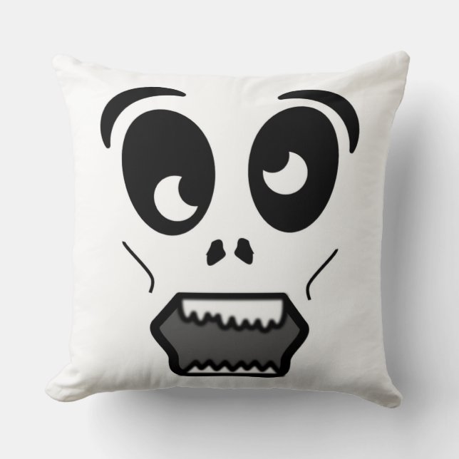 COJÍN DECORATIVO ZOMBIE FACE (Anverso)