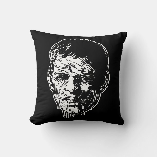 Cojín Decorativo Zombie Head (Anverso)
