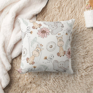 Cojín decorativo Zoo Friends de 16" x 16"