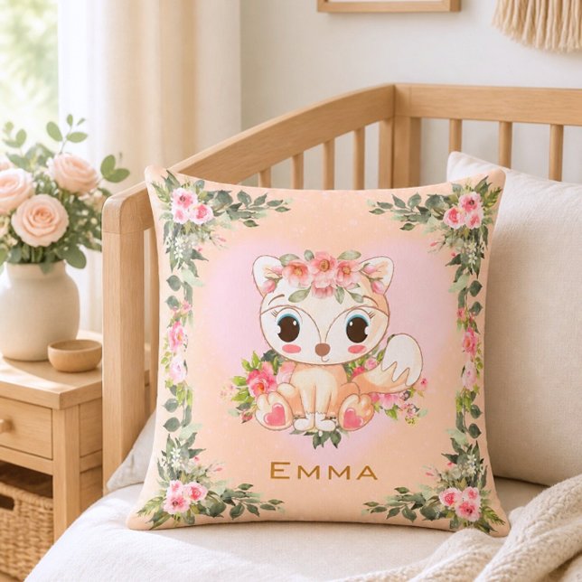 Cojín Decorativo Zorrito | Personalizado  (Subido por el creador)