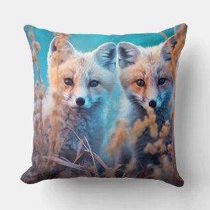 Cojín Decorativo Zorro Animal Wildlife Wilderness Colorful Wall Art