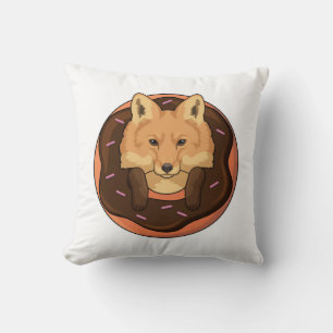 Cojín Decorativo Zorro con Donut