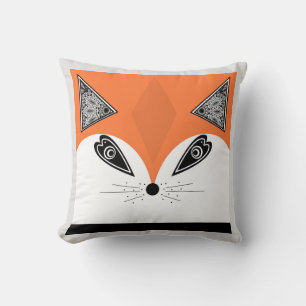 Cojín Decorativo Zorro de cartón, Fox de aplicación, Fox de niños
