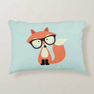 Cojín Decorativo Zorro rojo hipster
