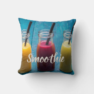 Cojín Decorativo Zumo de smoothie bebida mango naranja kiwi regalo