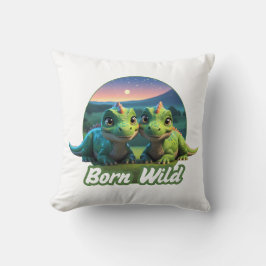 Cojín Decorativo Zwei kleine Dinos - Born Wild